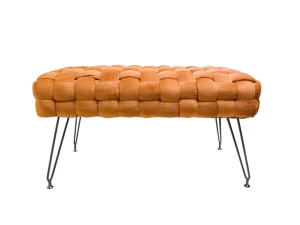 Ottoman long 76x38x43 bruciato