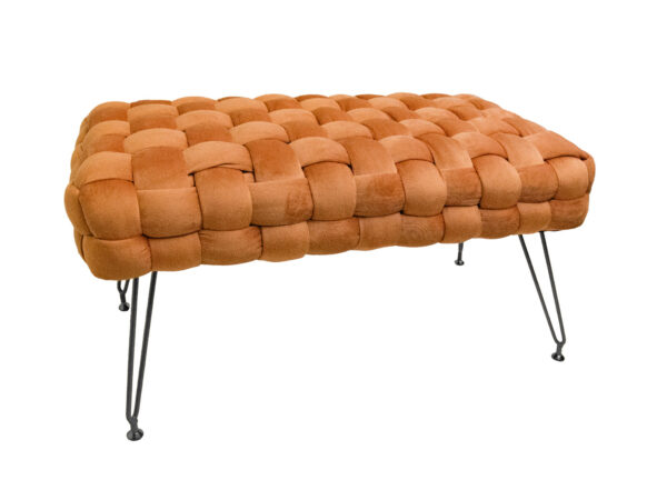 Ottoman long 76x38x43 bruciato