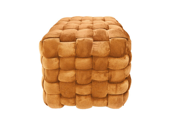 Ottoman pouf 40x40x40 bruciato