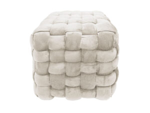 Ottoman pouf 40x40x40 naturale