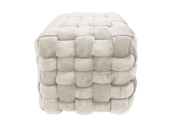 Ottoman pouf 40x40x40 naturale