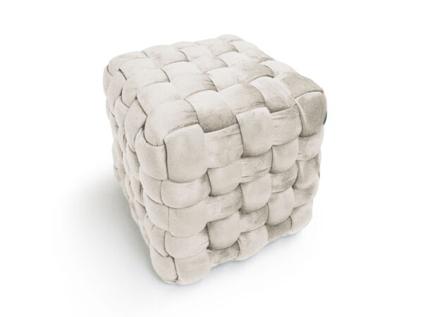 Ottoman pouf 40x40x40 naturale