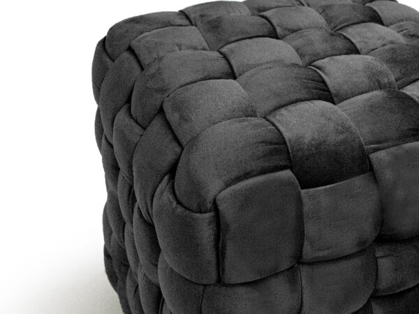 Ottoman pouf 40x40x40 nero