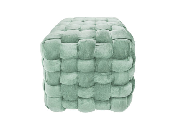 Ottoman pouf 40x40x40 salvia