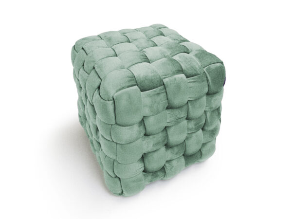 Ottoman pouf 40x40x40 salvia