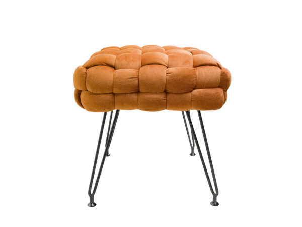 Ottoman small 38x38x41 bruciato