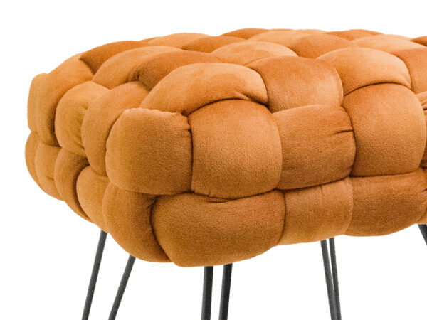 Ottoman small 38x38x41 bruciato