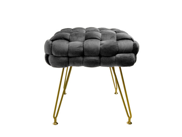 Ottoman small 38x38x41 nero