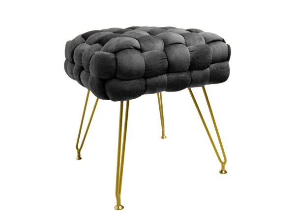 Ottoman small 38x38x41 nero