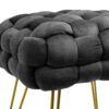 Ottoman small 38x38x41 nero