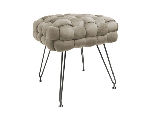 Ottoman small 38x38x41 tortora