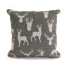 Cuscino bombato deerland 45x45 col. grigio