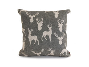 Cuscino bombato deerland 45x45 col. grigio