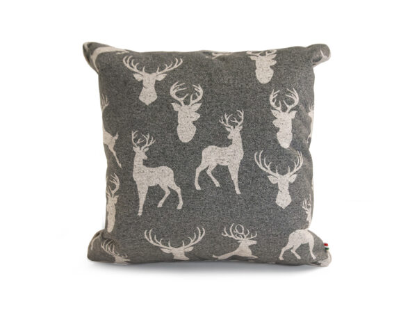 Cuscino bombato deerland 45x45 col. grigio