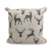 Cuscino bombato deerland 45x45 col. grigio