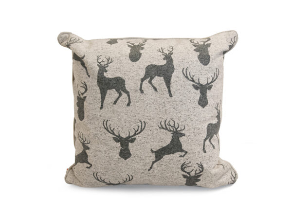 Cuscino bombato deerland 45x45 col. grigio