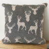 Cuscino bombato deerland 45x45 col. grigio