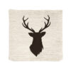 Fodera ciniglia cervo 42x42