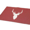 Tappeto testa cervo