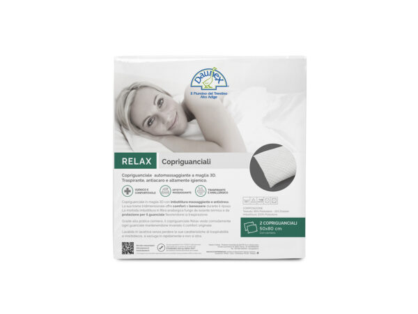Coppia fed.copriguanciali relax 50x80