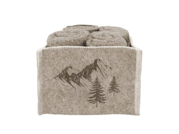 Set feltro 4 lavette 30x30