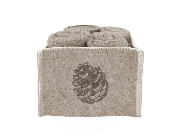 Set feltro 4 lavette 30x30