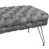 Ottoman long 76x38x43 antracite