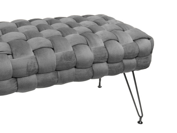 Ottoman long 76x38x43 antracite