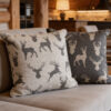 Cuscino bombato deerland 45x45 col. grigio