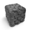 Ottoman pouf 40x40x40 antracite