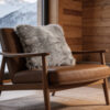Federa cuscino fur melange 45x45 cm v.grigio