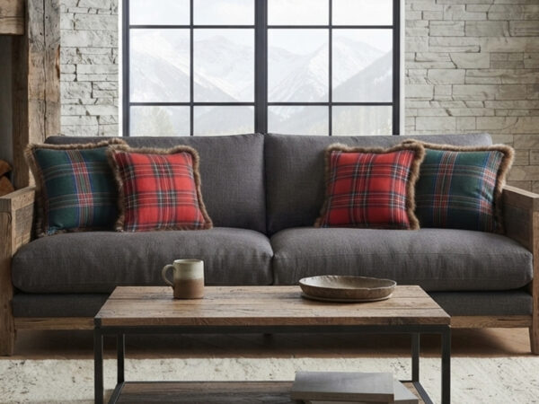 Cuscino linea tartan
