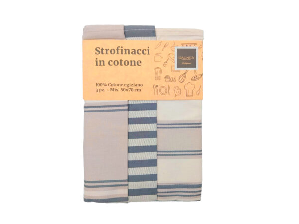 Strofinacci cotone tinto in filo dis. sweden