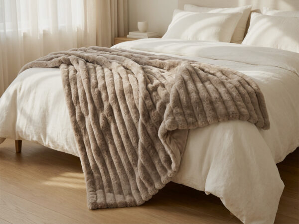 Coperta trendy rigata